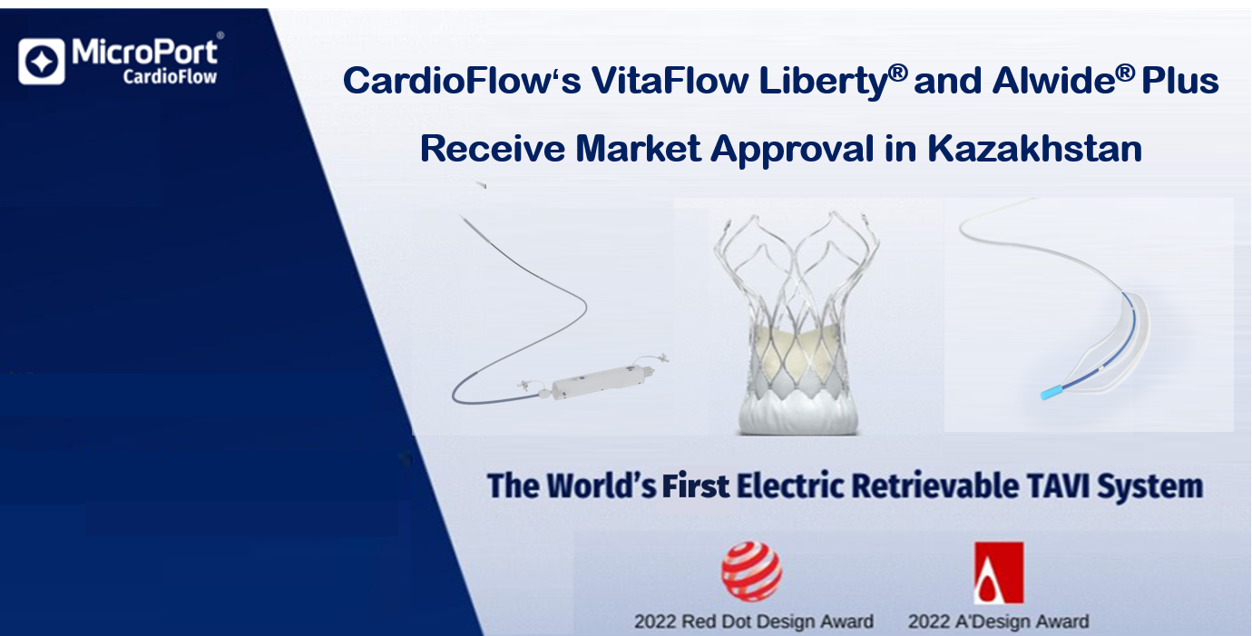 CardioFlow's VitaFlow Liberty<sup>®</sup> and Alwide<sup>®</sup> Plus Receive Market Approval in Kazakhstan