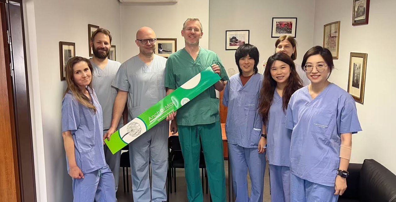 AnchorMan<sup>®</sup> Successfully Conducts First Overseas Post-Launch Clinical Application in Poland