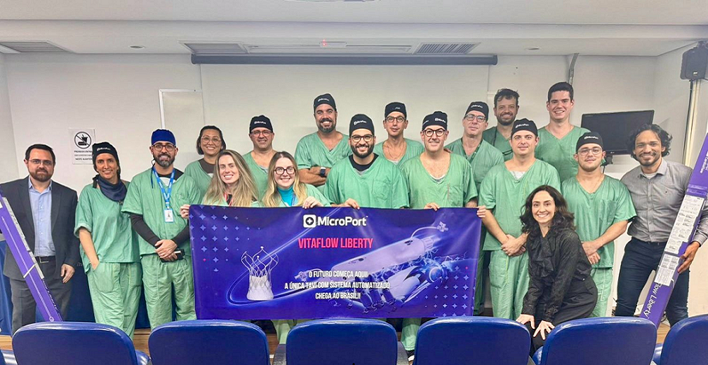 VitaFlow Liberty<sup>®</sup> Successfully Launched Its First Commercial Clinical Applications in Brazil